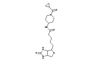 N-[1-(cyclopropanecarbonyl)-4-piperidyl]-5-(2-keto-1,3,3a,4,6,6a-hexahydrothieno[3,4-d]imidazol-4-yl)valeramide