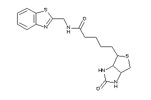 N-(1,3-benzothiazol-2-ylmethyl)-5-(2-keto-1,3,3a,4,6,6a-hexahydrothieno[3,4-d]imidazol-4-yl)valeramide