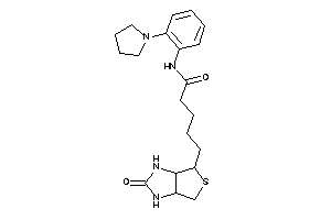 5-(2-keto-1,3,3a,4,6,6a-hexahydrothieno[3,4-d]imidazol-4-yl)-N-(2-pyrrolidinophenyl)valeramide