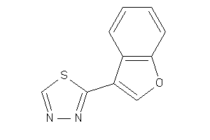 2-(benzofuran-3-yl)-1,3,4-thiadiazole