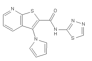 3-pyrrol-1-yl-N-(1,3,4-thiadiazol-2-yl)thieno[2,3-b]pyridine-2-carboxamide