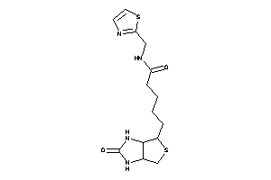 Image of 5-(2-keto-1,3,3a,4,6,6a-hexahydrothieno[3,4-d]imidazol-4-yl)-N-(thiazol-2-ylmethyl)valeramide
