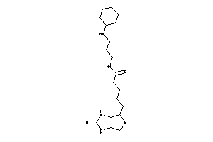 N-[3-(cyclohexylamino)propyl]-5-(2-keto-1,3,3a,4,6,6a-hexahydrothieno[3,4-d]imidazol-4-yl)valeramide