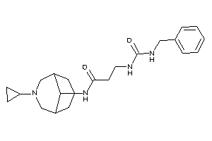 3-(benzylcarbamoylamino)-N-(7-cyclopropyl-7-azabicyclo[3.3.1]nonan-9-yl)propionamide