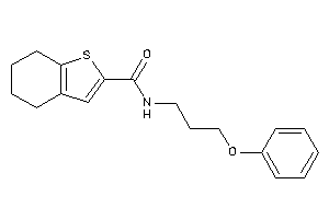 N-(3-phenoxypropyl)-4,5,6,7-tetrahydrobenzothiophene-2-carboxamide