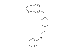 4-(2-phenoxyethyl)-1-piperonyl-piperidine