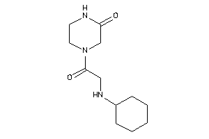 4-[2-(cyclohexylamino)acetyl]piperazin-2-one