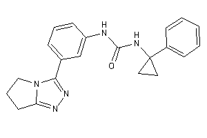 1-[3-(6,7-dihydro-5H-pyrrolo[2,1-c][1,2,4]triazol-3-yl)phenyl]-3-(1-phenylcyclopropyl)urea