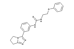 1-[3-(6,7-dihydro-5H-pyrrolo[2,1-c][1,2,4]triazol-3-yl)phenyl]-3-(2-phenoxyethyl)urea