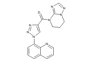 Image of 6,7-dihydro-5H-[1,2,4]triazolo[1,5-a]pyrimidin-4-yl-[1-(8-quinolyl)triazol-4-yl]methanone