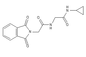 N-cyclopropyl-2-[(2-phthalimidoacetyl)amino]acetamide