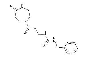 1-benzyl-3-[3-keto-3-(5-keto-1,4-diazepan-1-yl)propyl]urea