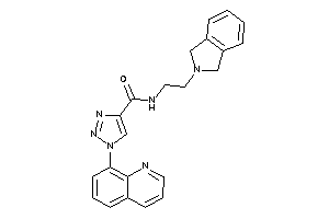 N-(2-isoindolin-2-ylethyl)-1-(8-quinolyl)triazole-4-carboxamide