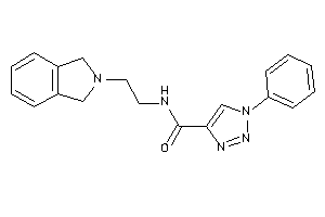 N-(2-isoindolin-2-ylethyl)-1-phenyl-triazole-4-carboxamide