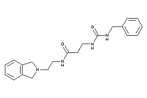 3-(benzylcarbamoylamino)-N-(2-isoindolin-2-ylethyl)propionamide