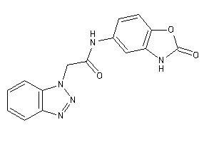 2-(benzotriazol-1-yl)-N-(2-keto-3H-1,3-benzoxazol-5-yl)acetamide