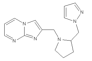 2-[[2-(pyrazol-1-ylmethyl)pyrrolidino]methyl]imidazo[1,2-a]pyrimidine