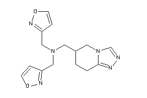 Bis(isoxazol-3-ylmethyl)-(5,6,7,8-tetrahydro-[1,2,4]triazolo[4,3-a]pyridin-6-ylmethyl)amine