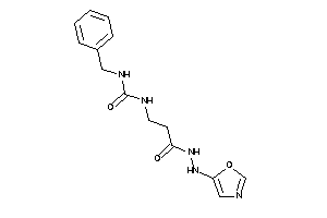 1-benzyl-3-[3-keto-3-(N'-oxazol-5-ylhydrazino)propyl]urea