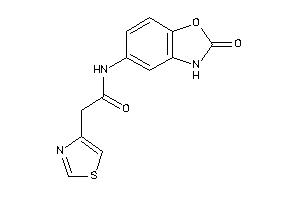 N-(2-keto-3H-1,3-benzoxazol-5-yl)-2-thiazol-4-yl-acetamide