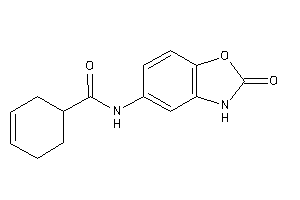 N-(2-keto-3H-1,3-benzoxazol-5-yl)cyclohex-3-ene-1-carboxamide