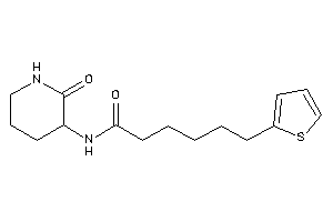 N-(2-keto-3-piperidyl)-6-(2-thienyl)hexanamide