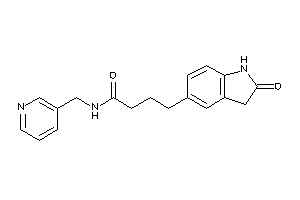 4-(2-ketoindolin-5-yl)-N-(3-pyridylmethyl)butyramide