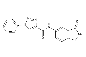 N-(3-ketoisoindolin-5-yl)-1-phenyl-triazole-4-carboxamide