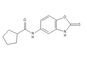 N-(2-keto-3H-1,3-benzoxazol-5-yl)cyclopentanecarboxamide