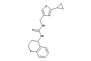 1-[(2-cyclopropylthiazol-4-yl)methyl]-3-thiochroman-4-yl-urea