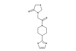 3-[2-keto-2-(4-thiazol-2-ylpiperidino)ethyl]thiazolidin-4-one