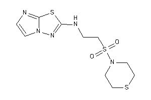 Imidazo[2,1-b][1,3,4]thiadiazol-2-yl(2-thiomorpholinosulfonylethyl)amine