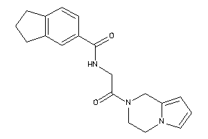 N-[2-(3,4-dihydro-1H-pyrrolo[1,2-a]pyrazin-2-yl)-2-keto-ethyl]indane-5-carboxamide