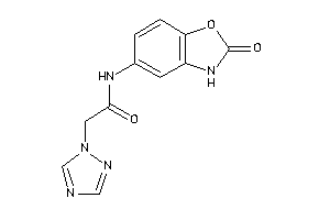 N-(2-keto-3H-1,3-benzoxazol-5-yl)-2-(1,2,4-triazol-1-yl)acetamide