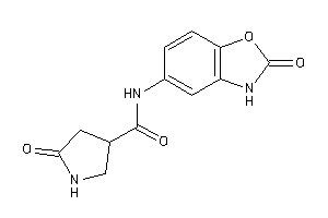 5-keto-N-(2-keto-3H-1,3-benzoxazol-5-yl)pyrrolidine-3-carboxamide