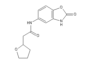 N-(2-keto-3H-1,3-benzoxazol-5-yl)-2-(tetrahydrofuryl)acetamide