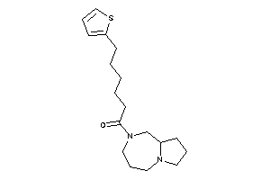 1-(1,3,4,5,7,8,9,9a-octahydropyrrolo[1,2-a][1,4]diazepin-2-yl)-6-(2-thienyl)hexan-1-one