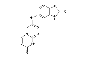 2-(2,4-diketopyrimidin-1-yl)-N-(2-keto-3H-1,3-benzoxazol-5-yl)acetamide