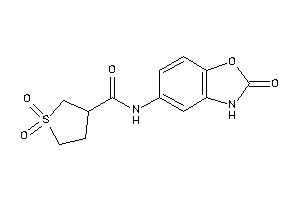 1,1-diketo-N-(2-keto-3H-1,3-benzoxazol-5-yl)thiolane-3-carboxamide