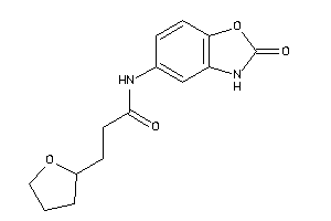 N-(2-keto-3H-1,3-benzoxazol-5-yl)-3-(tetrahydrofuryl)propionamide