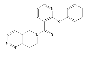 7,8-dihydro-5H-pyrido[4,3-c]pyridazin-6-yl-(2-phenoxy-3-pyridyl)methanone