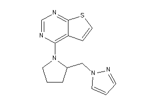 4-[2-(pyrazol-1-ylmethyl)pyrrolidino]thieno[2,3-d]pyrimidine