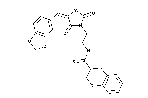 N-[2-(2,4-diketo-5-piperonylidene-thiazolidin-3-yl)ethyl]chroman-3-carboxamide