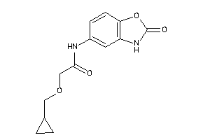 2-(cyclopropylmethoxy)-N-(2-keto-3H-1,3-benzoxazol-5-yl)acetamide