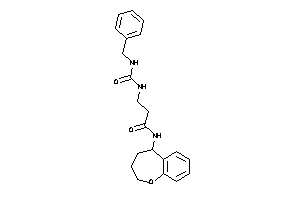 3-(benzylcarbamoylamino)-N-(2,3,4,5-tetrahydro-1-benzoxepin-5-yl)propionamide