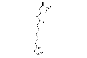 N-(5-ketopyrrolidin-3-yl)-6-(2-thienyl)hexanamide