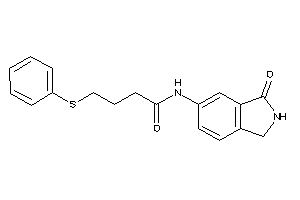 N-(3-ketoisoindolin-5-yl)-4-(phenylthio)butyramide