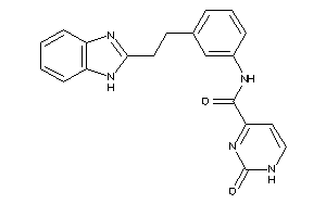 Image of N-[3-[2-(1H-benzimidazol-2-yl)ethyl]phenyl]-2-keto-1H-pyrimidine-4-carboxamide