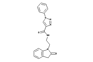 N-[2-(2-ketoindolin-1-yl)ethyl]-1-phenyl-triazole-4-carboxamide