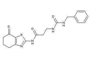 3-(benzylcarbamoylamino)-N-(7-keto-5,6-dihydro-4H-1,3-benzothiazol-2-yl)propionamide